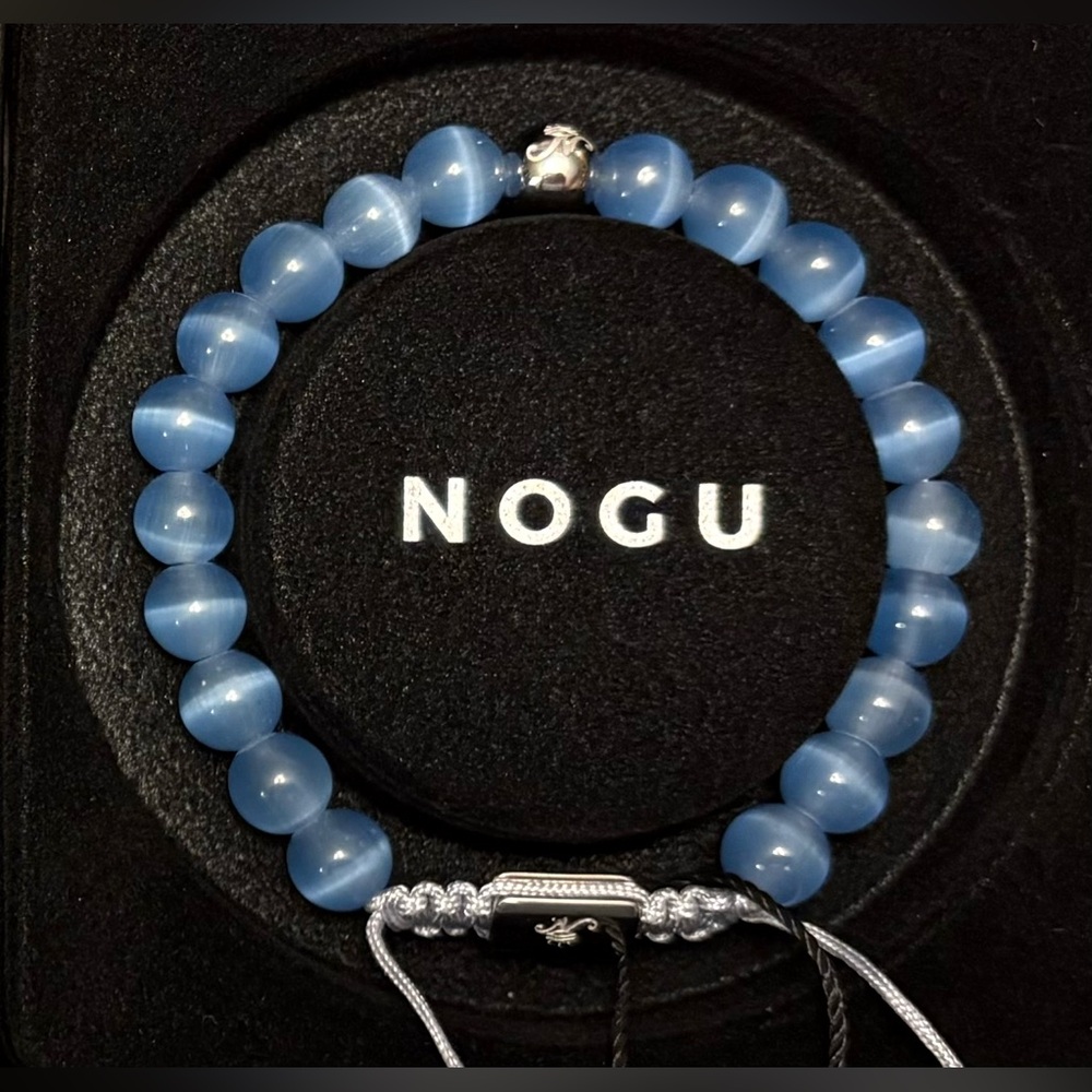 💙💙NOGU Aquamarine Cheshire Macrame Bracelet